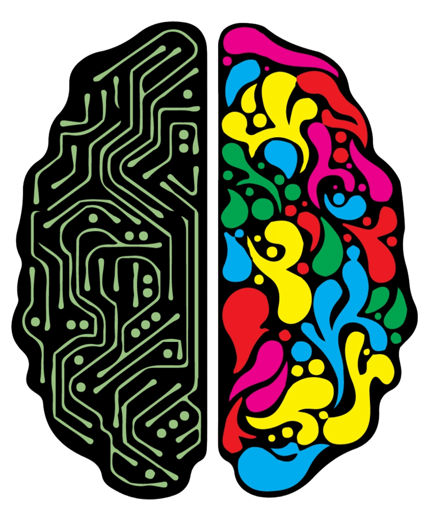 Cérebro representando a combinação de inteligência artificial e gestão humana de campanhas